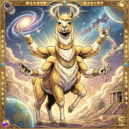 God Llama, Divine Allrounder card from Season 1