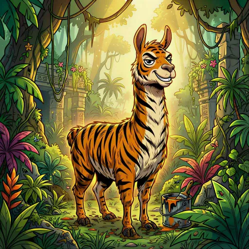 Tiger Llama, Legendary Fighter card from Promo Cards