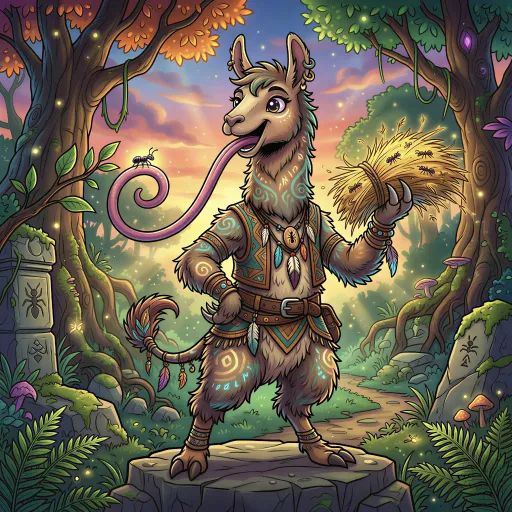 Anteater Llama, Legendary Fighter card from Promo Cards