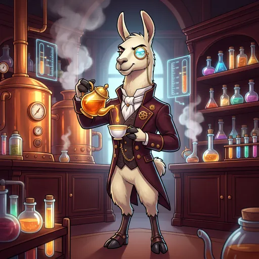 Tea-Measure Llama, Divine Allrounder card from Promo Cards