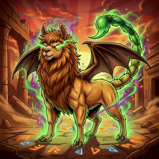 Manticore Llama, Divine Assassin card from Promo Cards