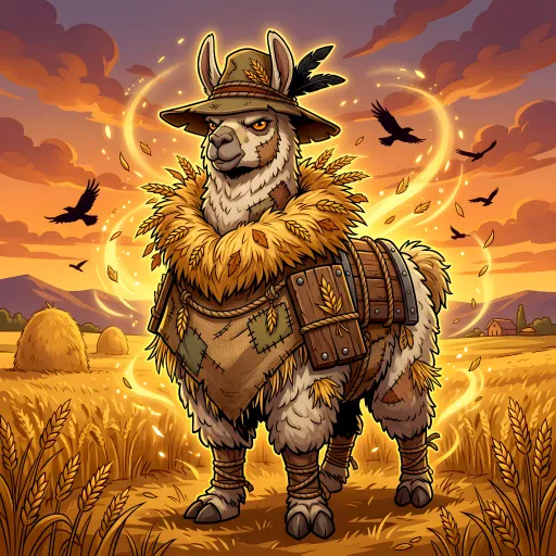 Scarecrow Llama, Divine Tank card from Promo Cards