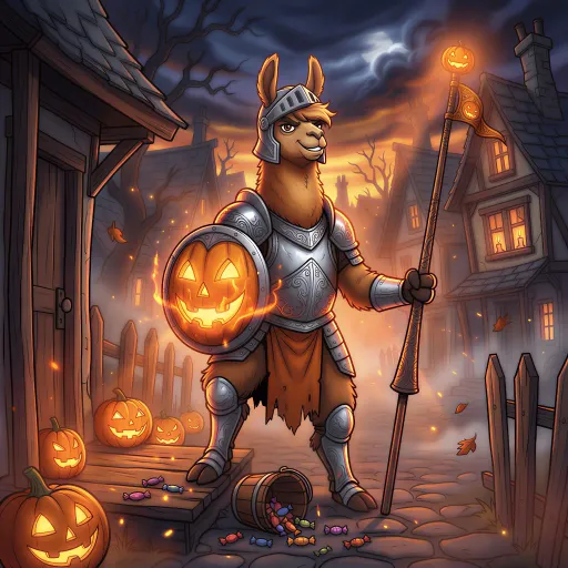 The Pumpkin Knight, Divine Allrounder card from Promo Cards