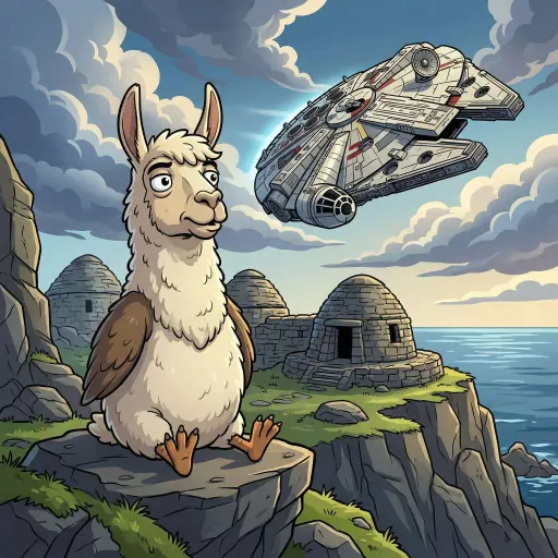 Puffin Llama, Common Allrounder card from Llama Wars
