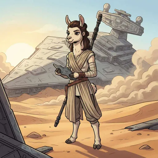 Fixer Llama, Rare Allrounder card from Llama Wars