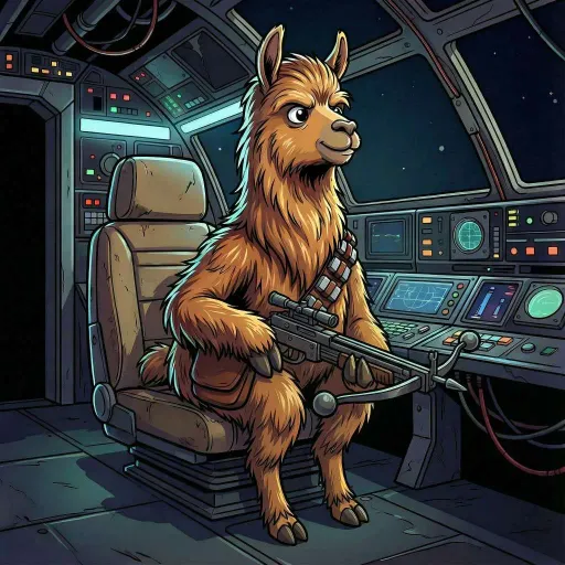 Chewballama, Epic Tank card from Llama Wars