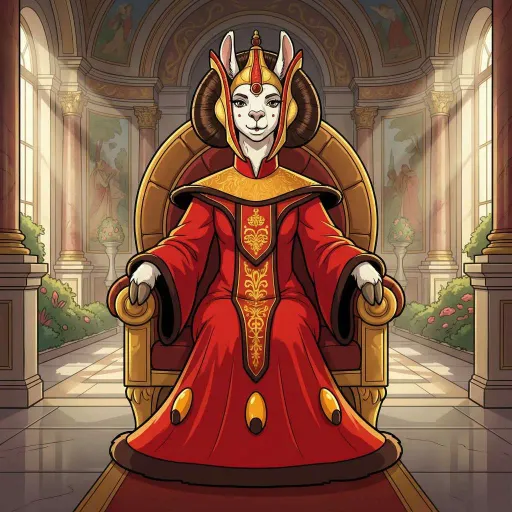 Padmé Amillama, Epic Allrounder card from Llama Wars