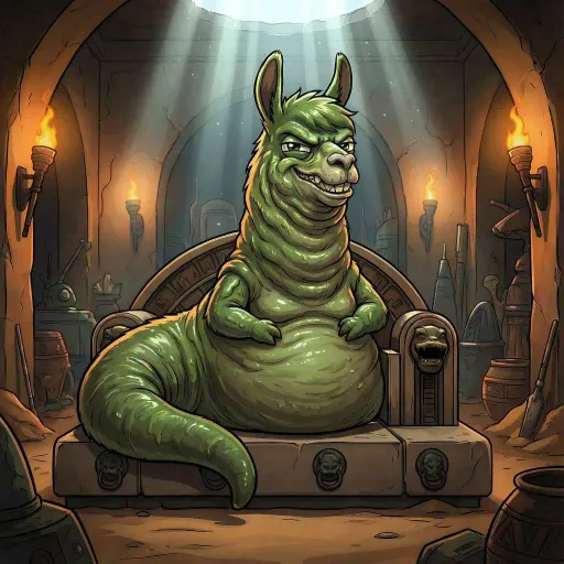 Jabba the Llama, Epic Tank card from Llama Wars