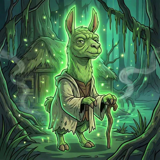 Master Yollama, Legendary Allrounder card from Llama Wars