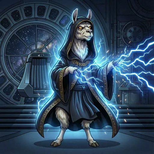 Emperor Palpallama, Legendary Assassin card from Llama Wars