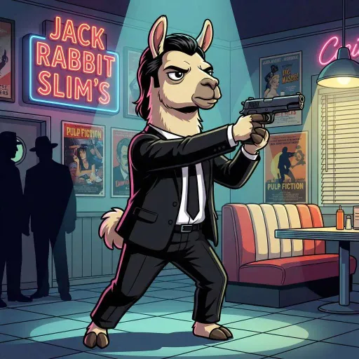 Vincent Llama, Rare Fighter card from Hollywool