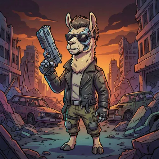 TermiLlama, Epic Tank card from Hollywool