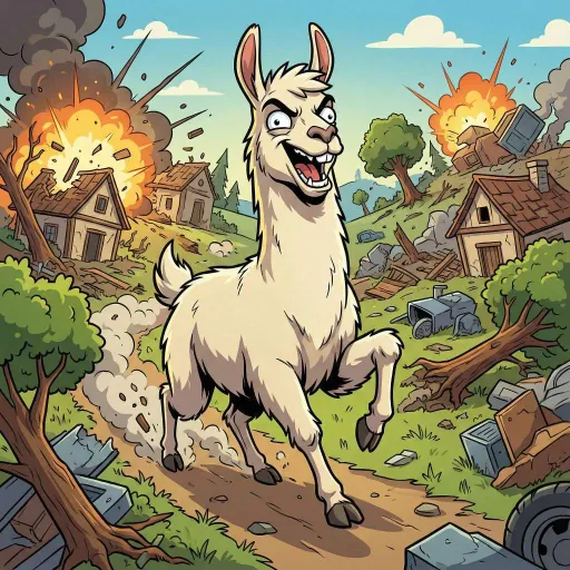 Messy Llama, Common Fighter card from Season 2