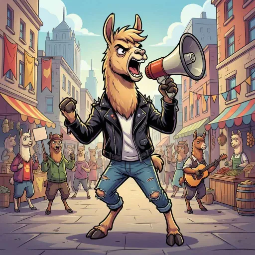 Loud Llama, Common Fighter card from Season 2