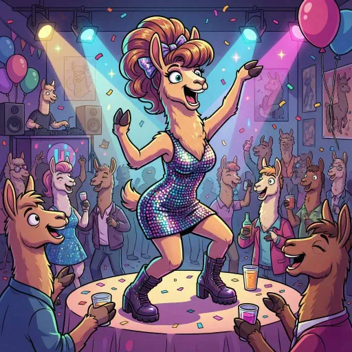 Party Llama, Common Fighter card from Season 2