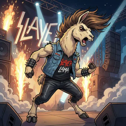 Metal Llama, Common Fighter card from Season 2