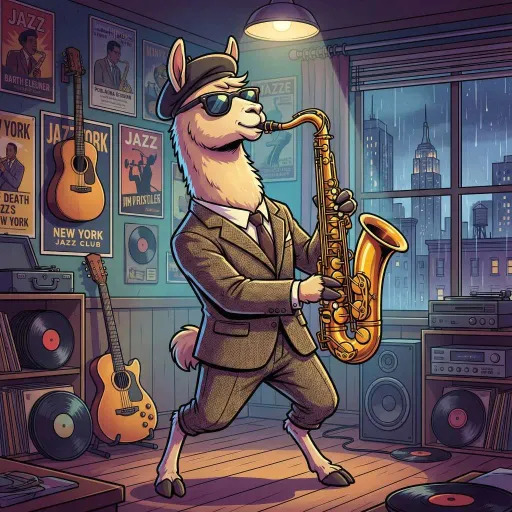 Jazz Llama, Common Allrounder card from Season 2
