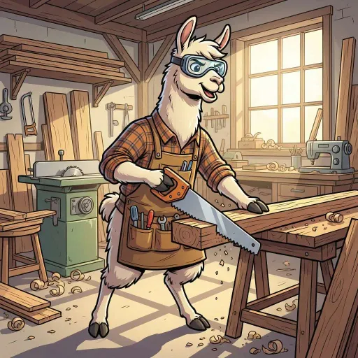 Carpenter Llama, Rare Fighter card from Season 2