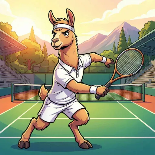 Tennis Llama, Rare Fighter card from Season 2