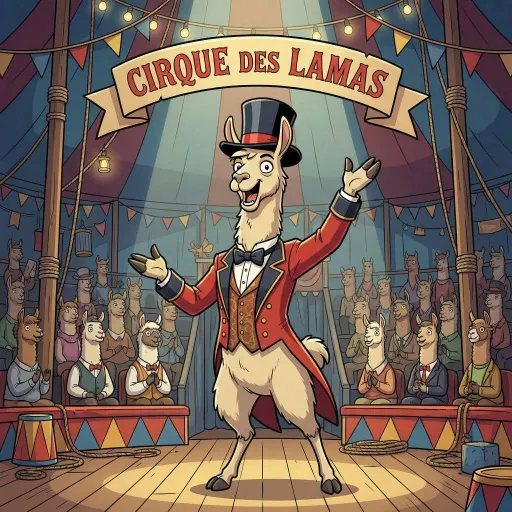 Ringmaster Llama, Rare Fighter card from Season 2