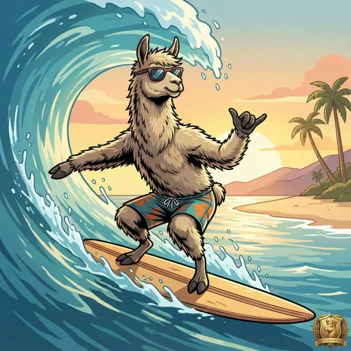 Surfer Llama, Common Tank card from Season 1