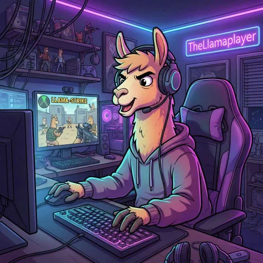 Streamer Llama, Rare Allrounder card from Season 2