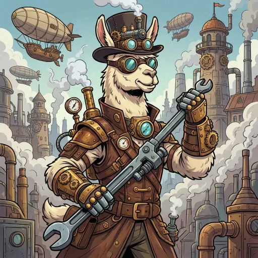 Steampunk Llama, Epic Fighter card from Season 2