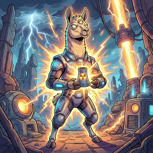 Nuclear Llama, Epic Fighter card from Season 2