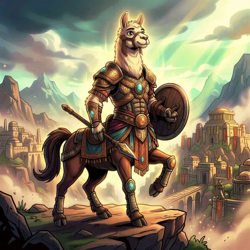 Centaur Llama, Legendary Fighter card from Season 2