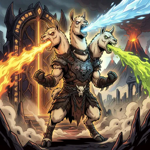 Cerberus Llama, Legendary Tank card from Season 2
