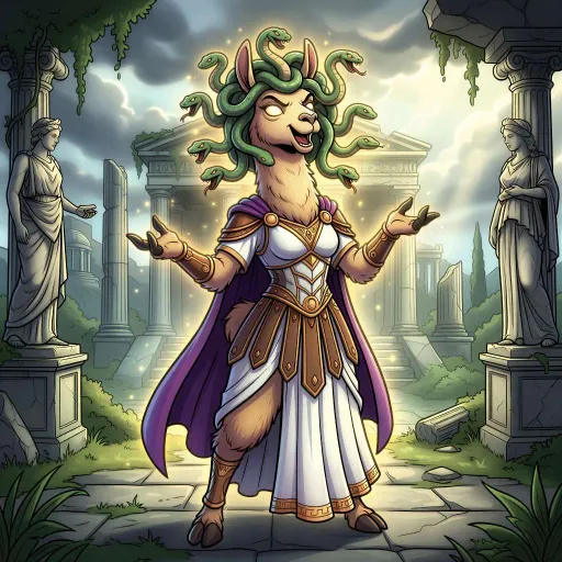 Medusa Llama, Legendary Assassin card from Season 2