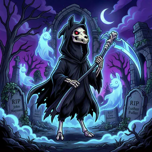 Reaper Llama, Divine Assassin card from Season 2