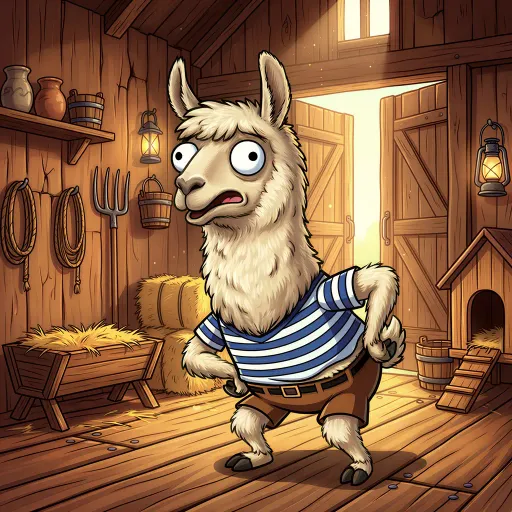 Mocking Llama, Rare Allrounder card from Memes