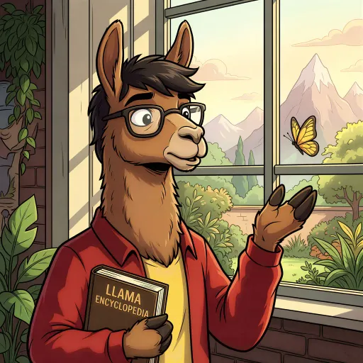 Butterfly Llama, Rare Allrounder card from Memes