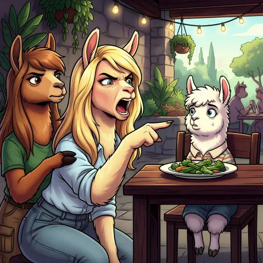 Confused Llama, Rare Allrounder card from Memes