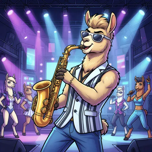 Sax Llama, Epic Allrounder card from Memes