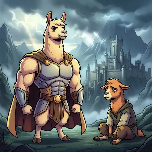 Swole Llama, Epic Tank card from Memes