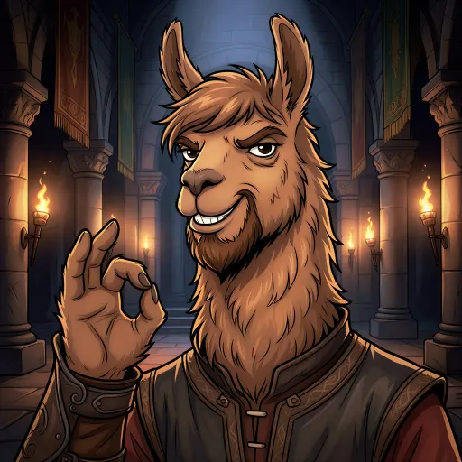 Guardian Llama, Epic Fighter card from Memes