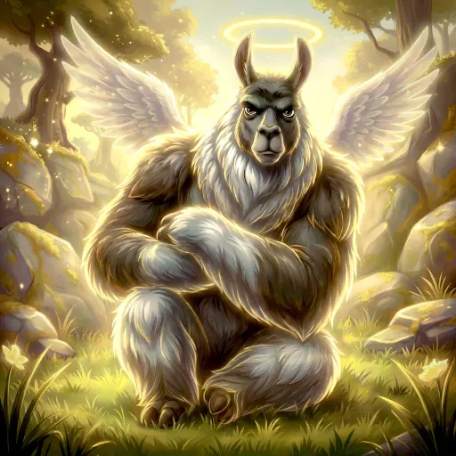 Harambe Llama, Divine Tank card from Memes