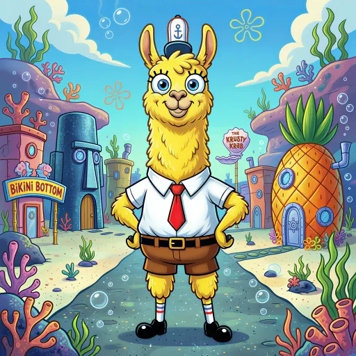 SpongeLlama, Common Allrounder card from Llamavision
