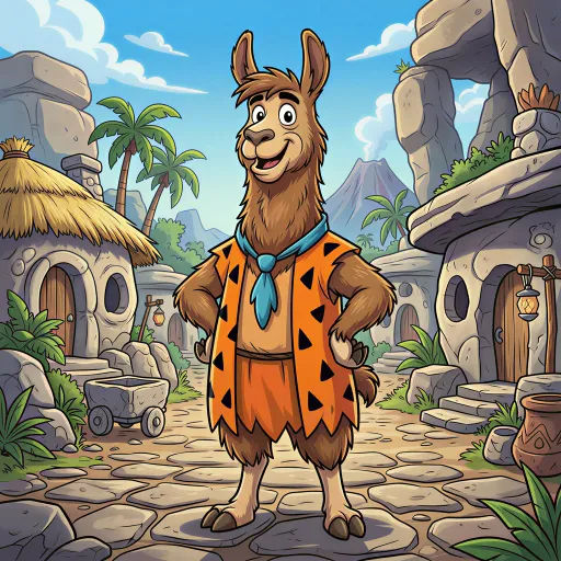 Fred Flintllama, Common Fighter card from Llamavision
