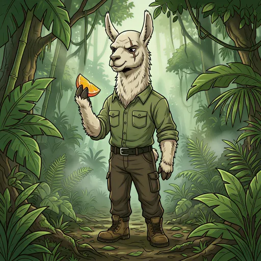 John Locke-Llama, Rare Fighter card from Llamavision