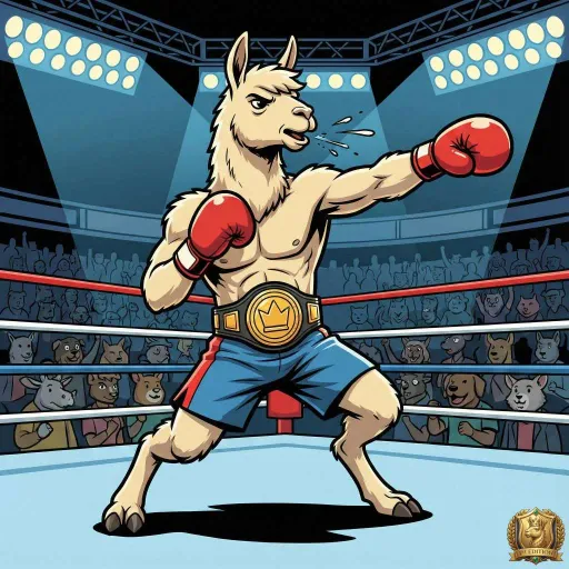 Boxer Llama, Common Fighter card from Season 1