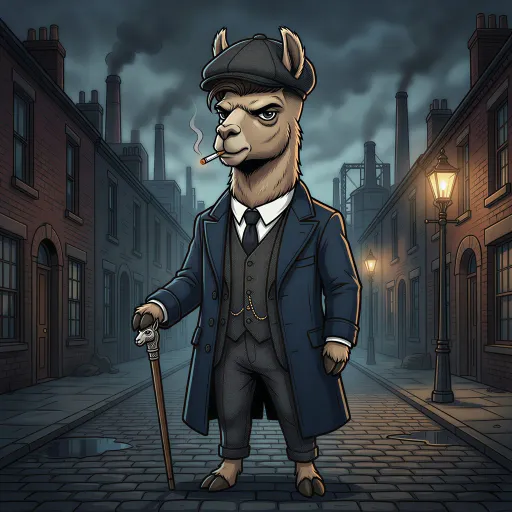Thomas Shelby-Llama, Epic Assassin card from Llamavision