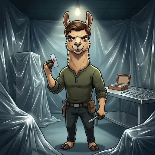 Dexter Morgan-Llama, Epic Assassin card from Llamavision
