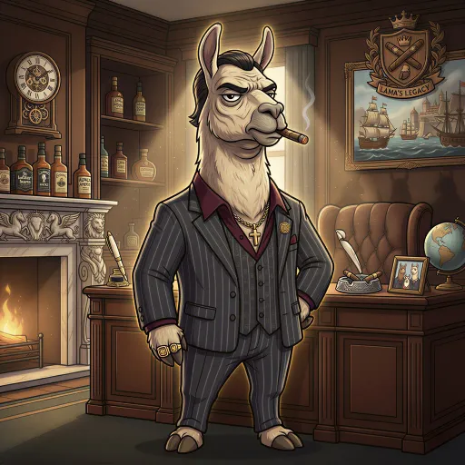 Tony Soprano-Llama, Legendary Tank card from Llamavision