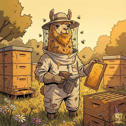 Beekeeper Llama, Rare Tank card from Season 1