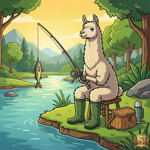 Fisherman Llama, Rare Fighter card from Season 1