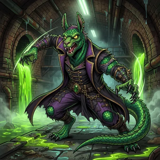 Scalehide, Rare Fighter card from Season 3