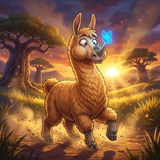 Rhino-Llama, Common Tank card from Rare Fleece